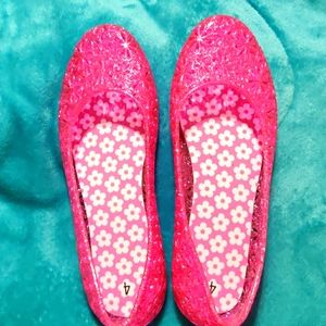Jelly Flats PINK  VINTAGE RUNS LARGE